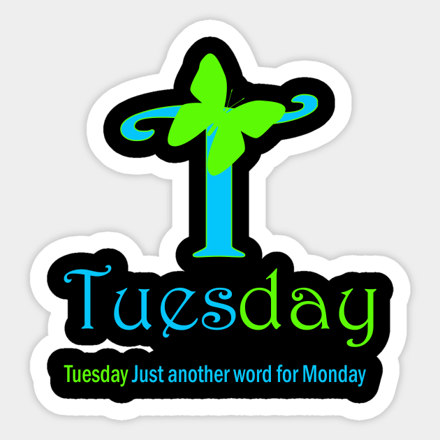 Happy Tuesday Sticker by PinkBorn